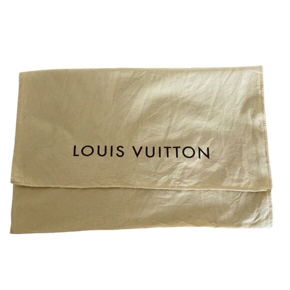 Louis Vuitton 100% Authentic Made In Italy Tan Cream Storage Dustbag 15”X11”X15”